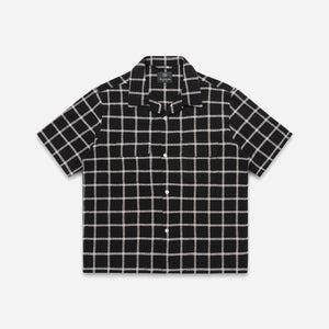 Knickerbocker - PENNY CHECK SS SHIRT - BLACK -  - Main Front View