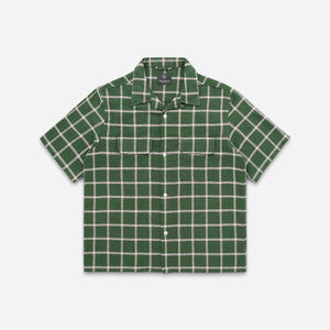 Knickerbocker - PENNY CHECK SS SHIRT - GREEN -  - Main Front View