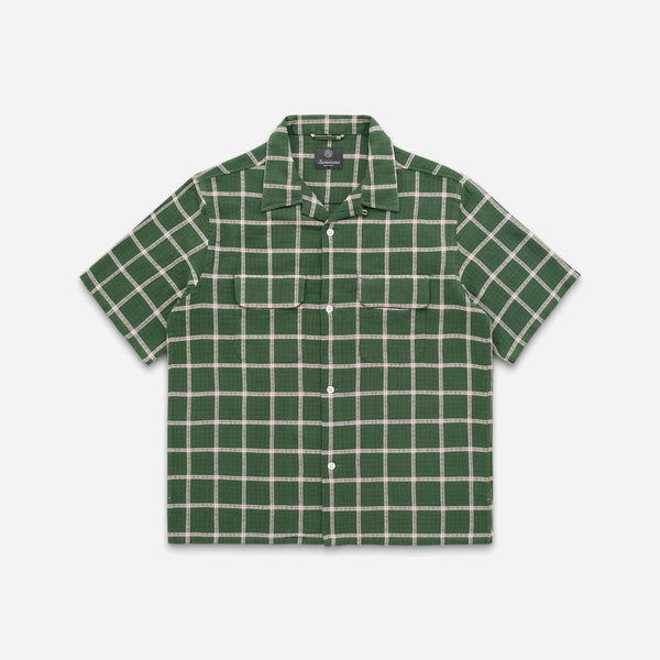 PENNY CHECK SS SHIRT - GREEN