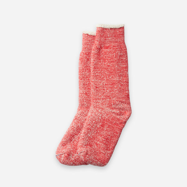 DOUBLE FACE CREW SOCKS - RED
