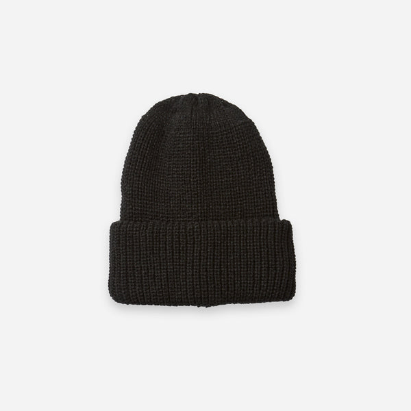 COZY CHUNKY BEANIE - BLACK