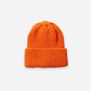 Rototo - COZY CHUNKY BEANIE  - ORANGE -  - Main Front View