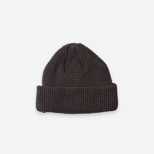 Rototo - WAFFLE WATCH CAP - CHARCOAL -  - Main Front View