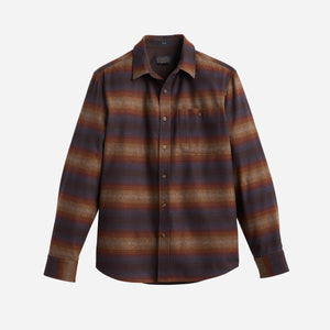 Pendleton Trail Shirt - Brown Ombre Multi Stripe