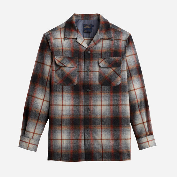 Pendleton Original Board Shirt - Copper / Grey Ombre