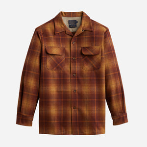 Pendleton - Original Board Shirt - Gold  / Rust Ombre -  - Main Front View