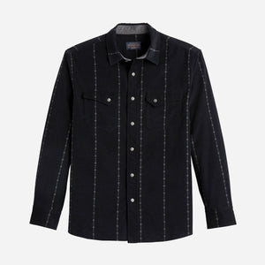 Pendleton - Corduroy Shirt - Washed Black -  - Main Front View