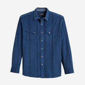 Pendleton Corduroy Shirt - Denim Blue