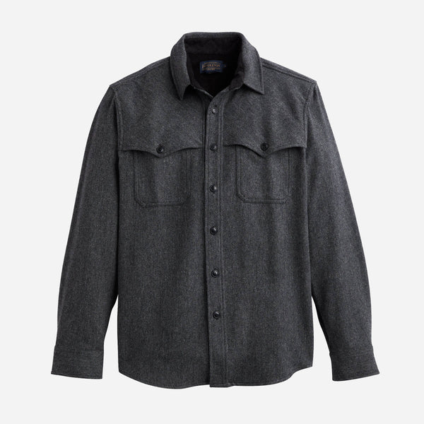 Pendleton Weston Shirt - Grey Mix / Black Twill
