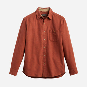 pendleton - Fremont Flannel Shirt - Rust Heather - Pendleton Fremont Flannel Shirt - Rust Heather - Main Front View