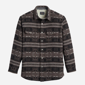 Pendleton Sherpa Lined Shirt Jacket - Harding Charcoal
