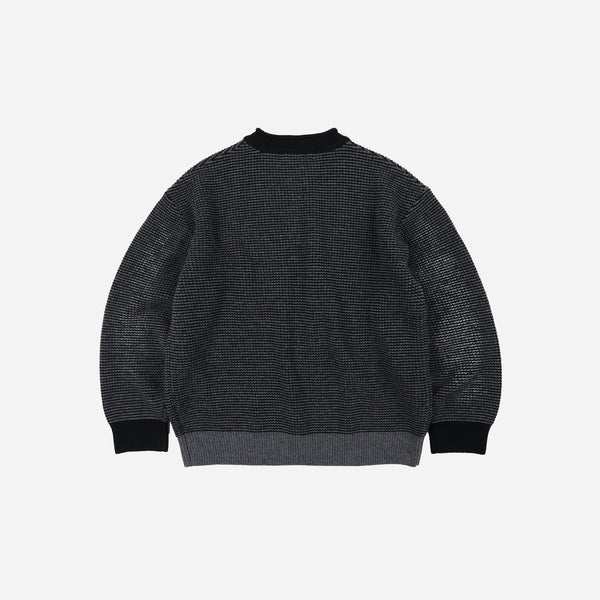 Frizmworks Rollneck Ringer Knit - Black