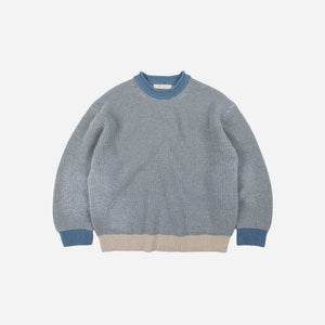 Frizmworks - Frizmworks Rollneck Ringer Knit - Blue -  - Main Front View