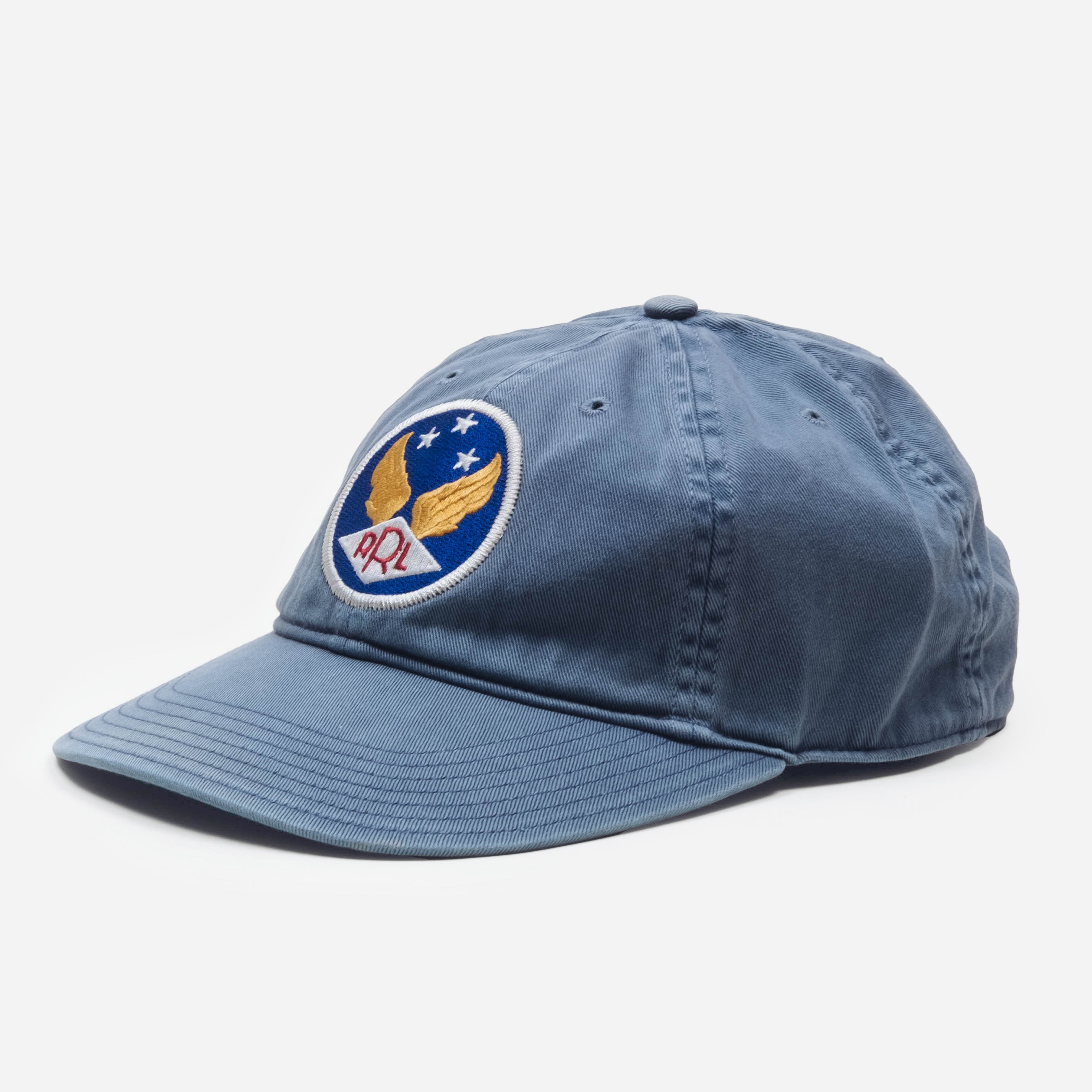 Double RL By Ralph Lauren GARMENT-DYED TWILL BALL CAP - MIDNIGHT
