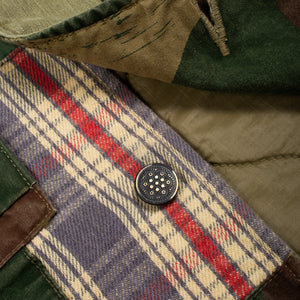 Double RL By Ralph Lauren - HAYES PATCHWORK SHIRT - PLAID CAMO -  - Alternative View 1