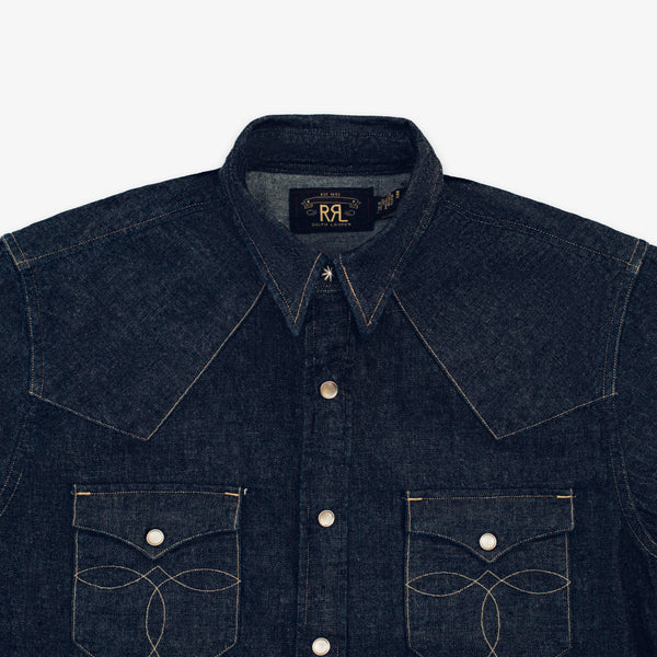 RRL Buffalo Western Shirt - Rinse