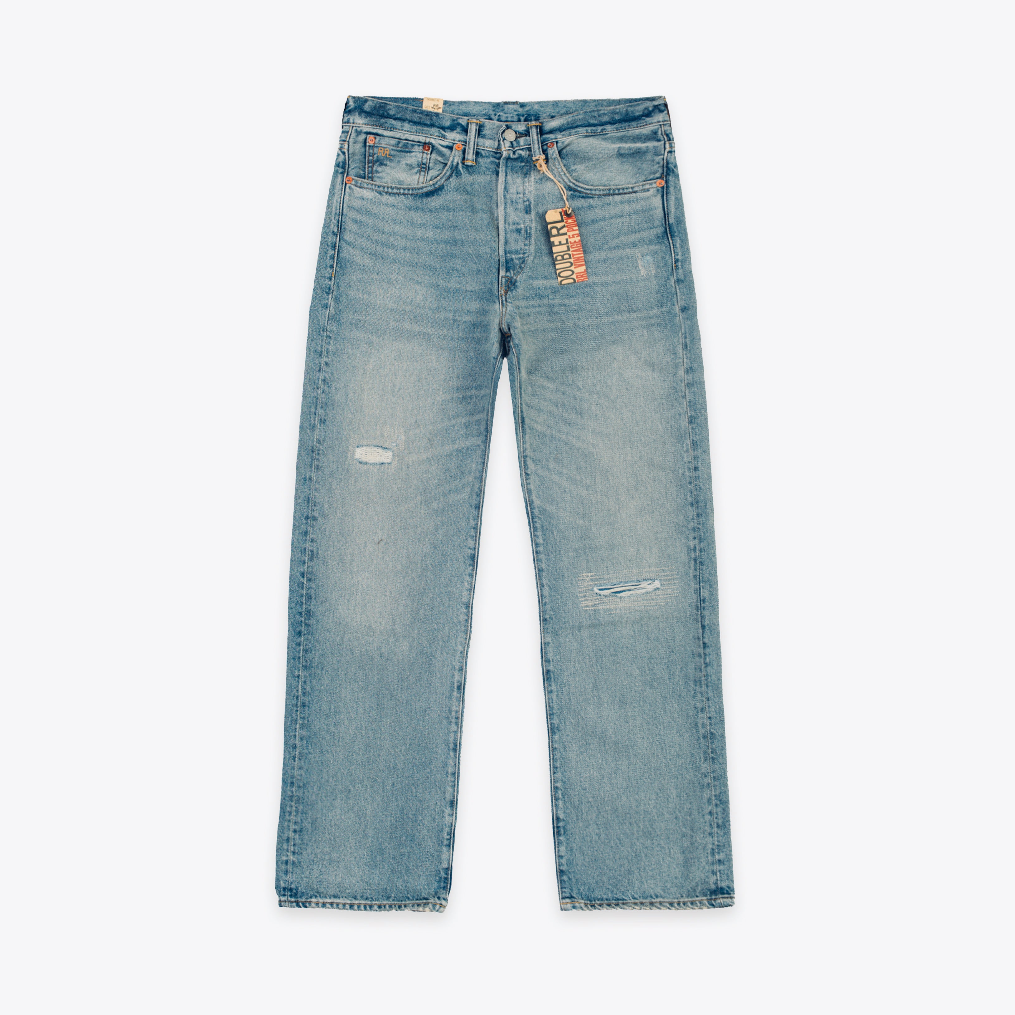 RRL vintage selvage straight denim usa製 Double RL By Ralph Lauren RRL Vintage 5 Pocket Selvedge Jean