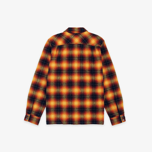 RRL Jesse Camp Collar Shirt - Orange