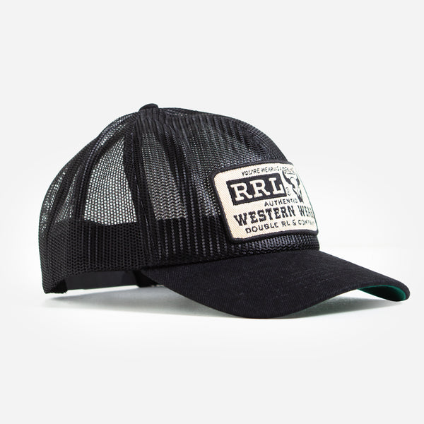 WESTERN TRUCKER CAP - BLACK