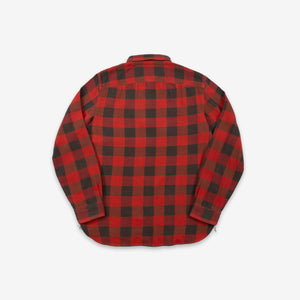 Double RL By Ralph Lauren - Plaid Twill Workshirt - Red / Black -  - Alternative View 1