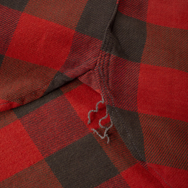 RRL Plaid Twill Workshirt Red / Black