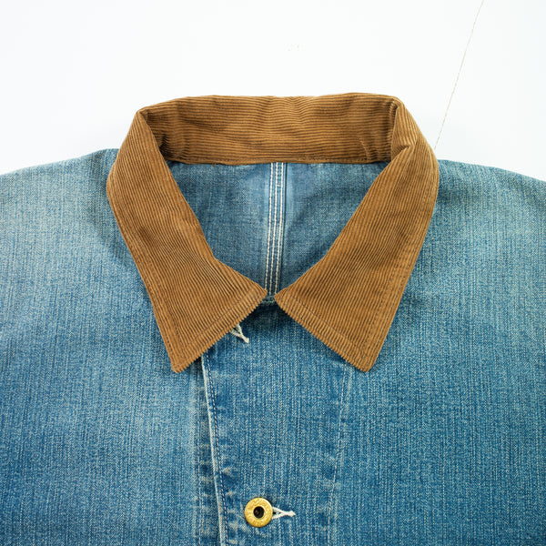 RRL Corduroy Collar Denim Jacket Wrightsville Wash
