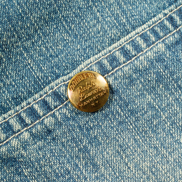 RRL Corduroy Collar Denim Jacket Wrightsville Wash