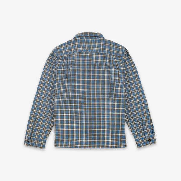 RRL Matlock Camp Long Sleeve Sport Shirt Blue