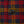 Load image into Gallery viewer, Close-up of a textured plaid fabric with red, navy, and mustard yellow stripes, featuring a single black button.
