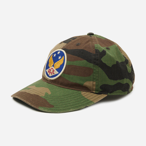 VINTAGE BALL CAP - WOODLAND CAMO