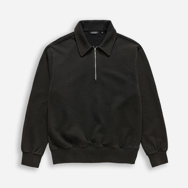 SCOUT 1/4 ZIP PULLOVER SWEATSHIRT - VINTAGE BLACK