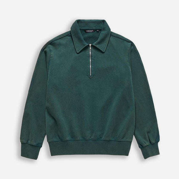 SCOUT 1/4 ZIP PULLOVER SWEATSHIRT - VINTAGE GREEN