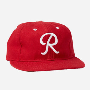 Ebbets Field Flannels - SEATTLE RAINERS 1955 VINTAGE CAP - RED -  - Main Front View