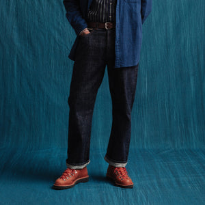 Dubbleware - SELVEDGE STRAIGHT LEG DENIM JEAN - INDIGO -  - Alternative View 1