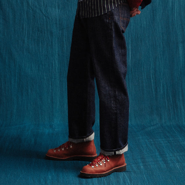 SELVEDGE STRAIGHT LEG DENIM JEAN - INDIGO