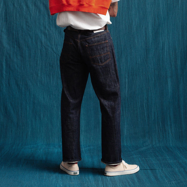 SELVEDGE STRAIGHT LEG DENIM JEAN - INDIGO