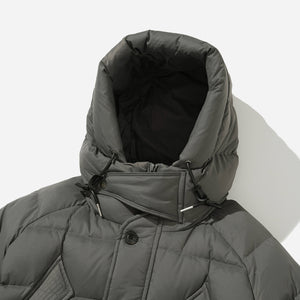 Uniform Bridge - SHELTER DUCK DOWN PARKA - CHARCOAL -  - Alternative View 1