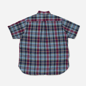 Beams+ - CLASSIC MADRAS SUMMER B.D SHIRT - PURPLE/MIX - IMAGE NEEDED! -  - Alternative View 1