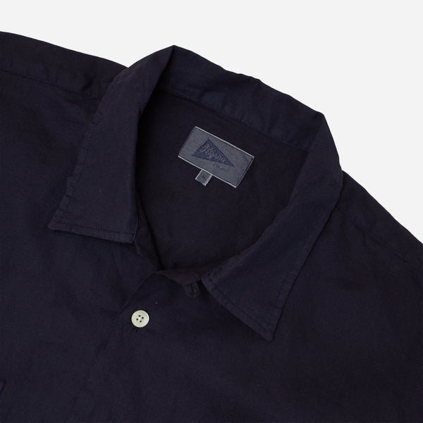 AMADEO PANAMA SHIRT - NAVY