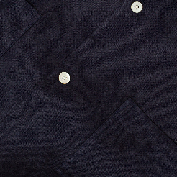 AMADEO PANAMA SHIRT - NAVY