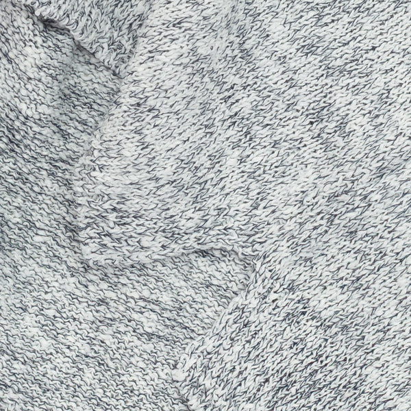 GIMU SLUB MOKU BUTTON SHIRT - WHITE/NAVY