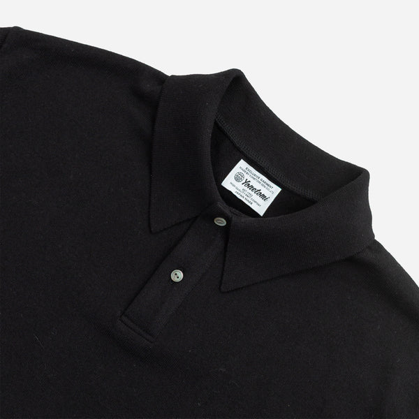 LIGHT WAVE SUMMER POLO SHIRT - BLACK