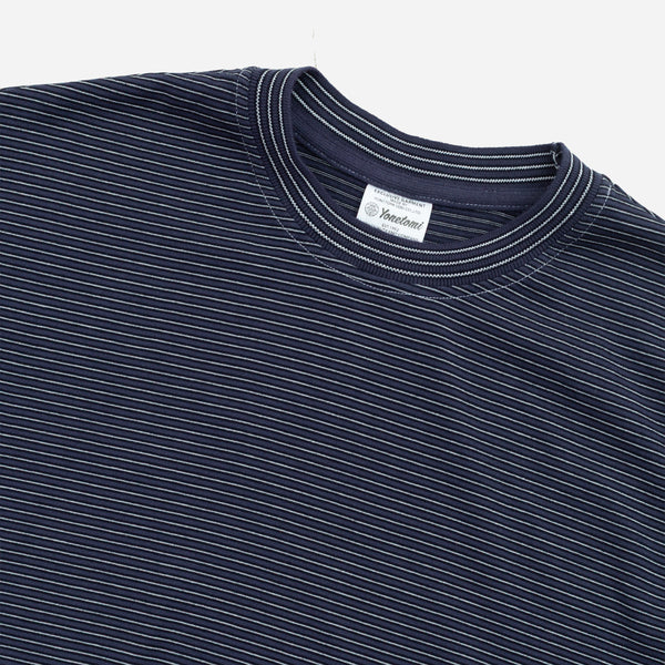 LONG SLEEVE STRIPED T-SHIRT - NAVY/WHITE