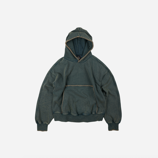 Frizmworks Needle Stitch Pullover Hoody - Vintage Green