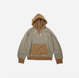 Frizmworks - Frizmworks Colour Block Pocket Hoody - Mustard -  - Main Front View