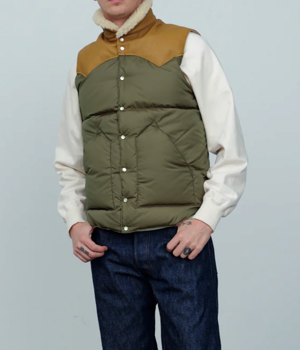 Rocky Mountain Featherbed CHRISTY VEST - OLIVE - The Great Divide Rocky Mountain Featherbed CHRISTY VEST - OLIVE - The Great Divide