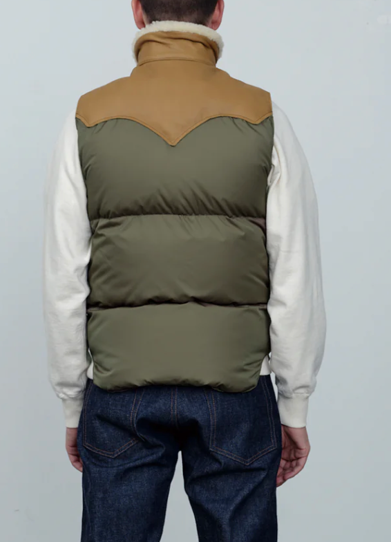 Rocky Mountain Featherbed CHRISTY VEST - OLIVE - The Great Divide Rocky Mountain Featherbed CHRISTY VEST - OLIVE - The Great Divide