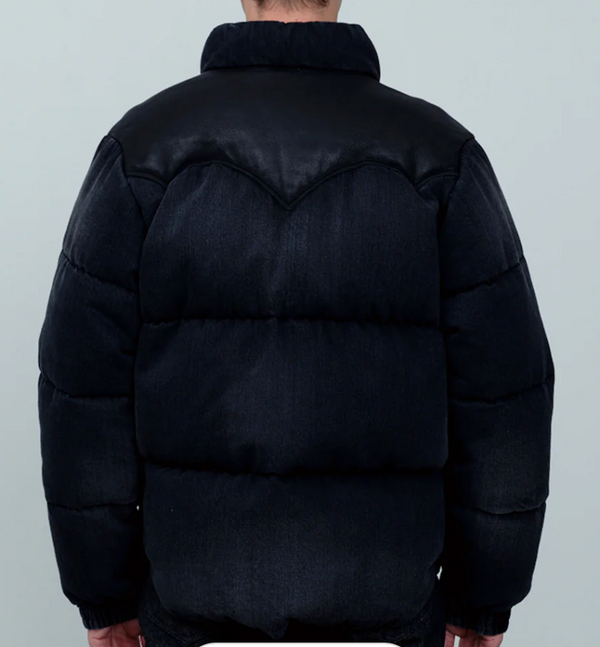 Rocky Mountain Featherbed DOWN JACKET - BLACK DENIM - The Great Divide Rocky Mountain Featherbed DOWN JACKET - BLACK DENIM - The Great Divide