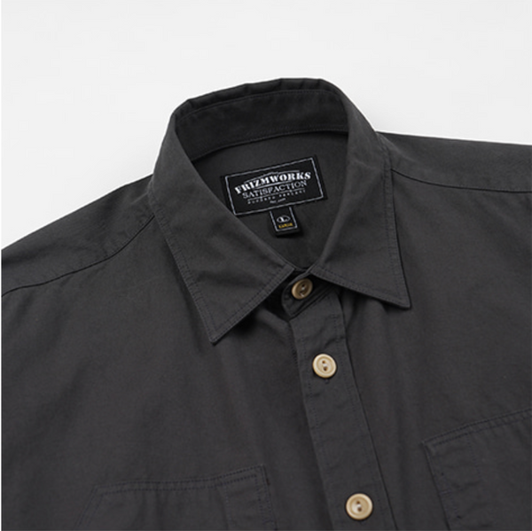 POCKET LOOP WORK SHIRT - CHARCOAL