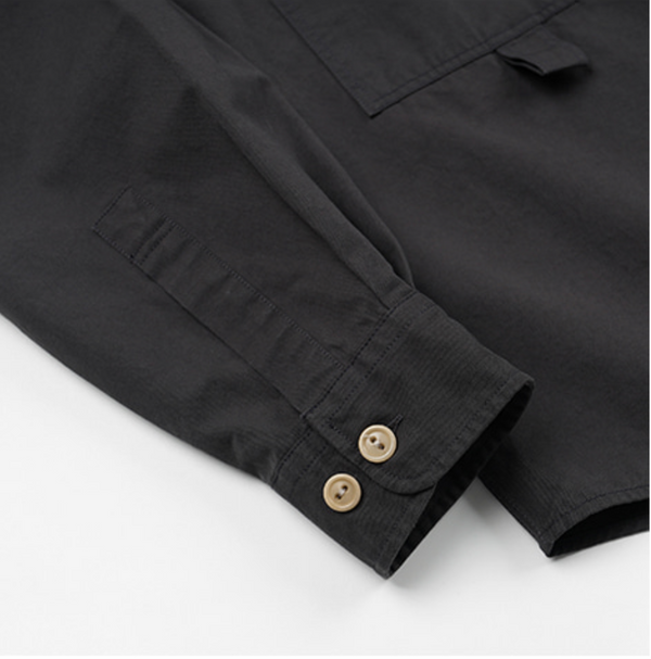 POCKET LOOP WORK SHIRT - CHARCOAL